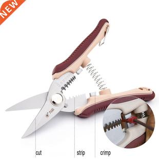 Electrician Crimper Cable Cutter Automatic Wire Stripper Mul