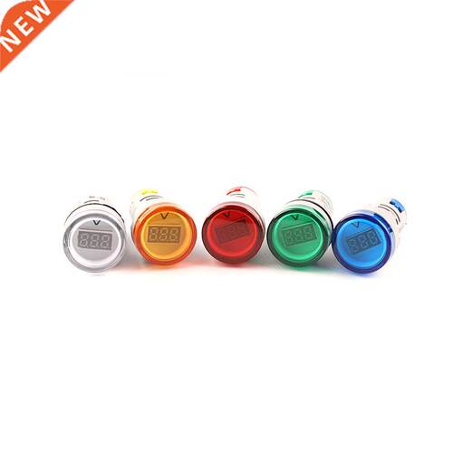 22mm  Mini Digital Voltmeter Round Power LED Indicator Pi