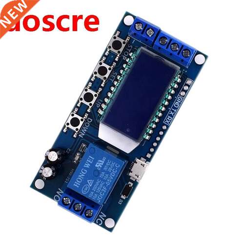 Micro Usb Digital Lcd Display Time Delay Relay Module Dc 6-3