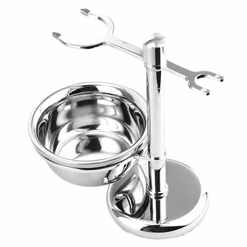 Man Soap Bowl Razor Stand Set Shaving Brush Bathroom Safety