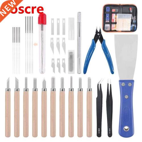 34 Pcs 3D Printer Accessory Kit, Printer Hot Bed Cleaning To