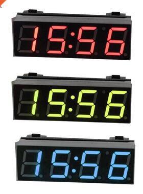 Car Car Digital Tube Electronic Clock LED Three-In-One Time