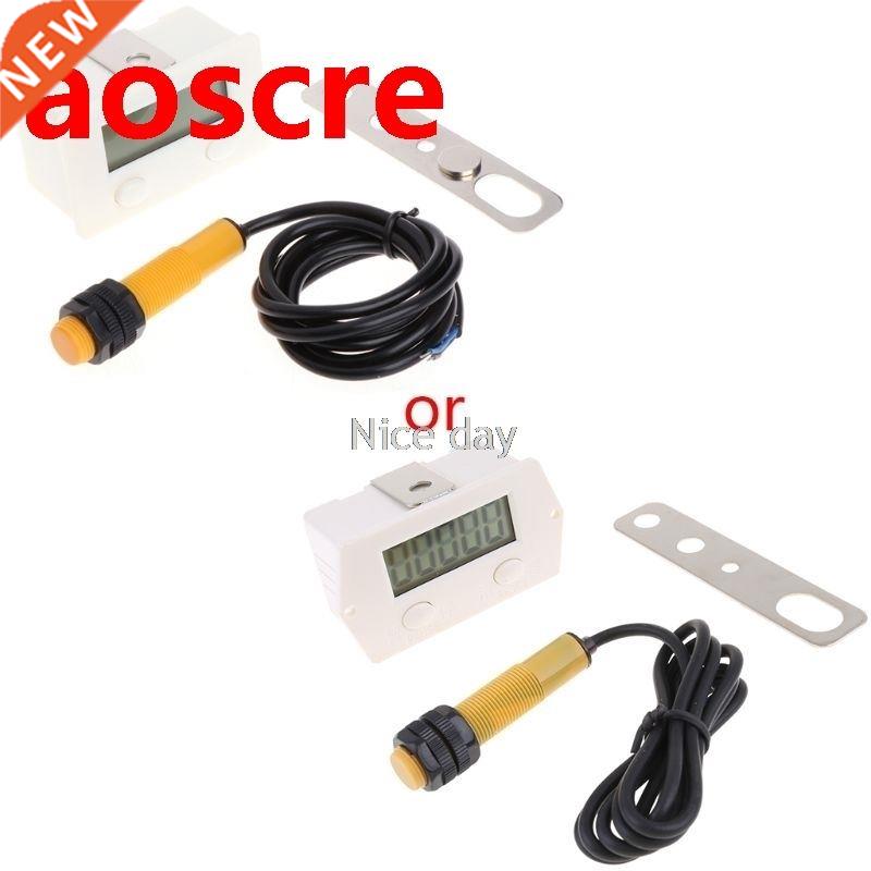 LCD Digital 5-Digit Punch Counter w/Strong Magnetic Proximit