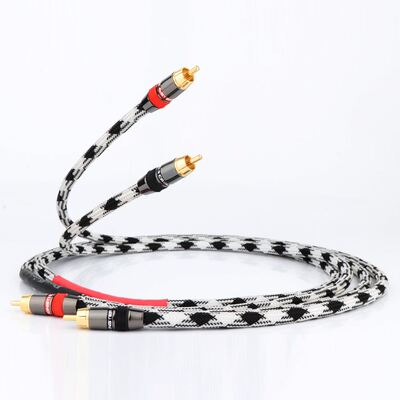 Preffair 5C01 Hifi RCA Cable Pair 4N OFC RCA Cable Male To M