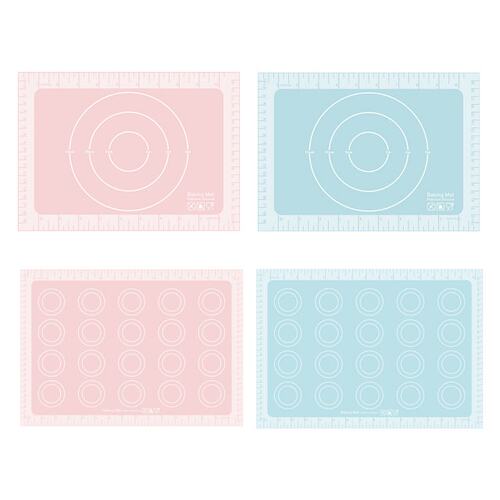 Dough Mat Rolling Non-slip Pastry Pad Measurement Scale Fold