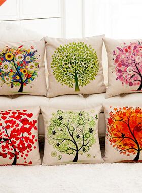 Hot sale life es printed cozy couch cushion home decorative