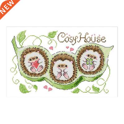 Cross Stitch Stamped Kits Printed Embroidery Cloth Needlepoi