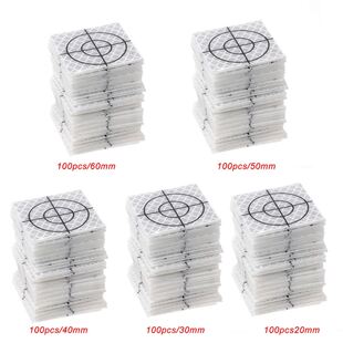 100 Pcs Reflector Sheet Reflective Tape Total Station 20/30/