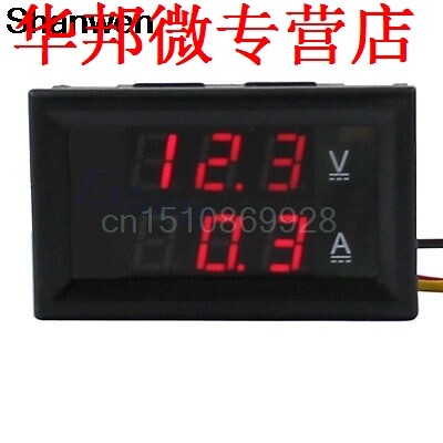 Hot DC 4.5-30V 0-50A Red LED Digital Volt Meter Ammeter Volt
