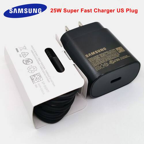S20 Charger for Samsung note 10 20 fast charger US Adapter