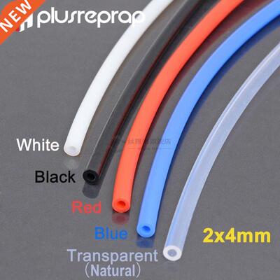 1 Meter 2x4mm ID 2mm OD 4mm PTFE Teflon Tube for 3D Printer