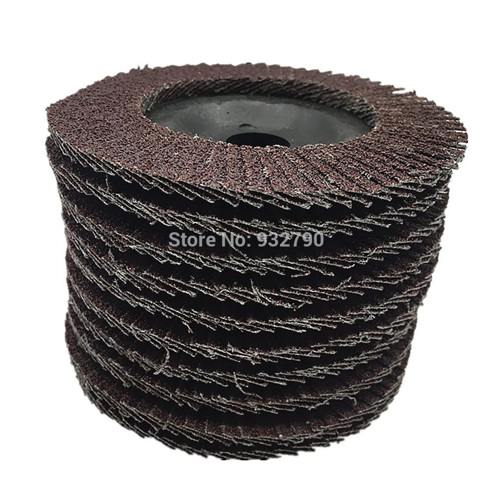 10pcs Angle Grinder Sanding Flap Wheel Disc 80# Cut-Off Whee