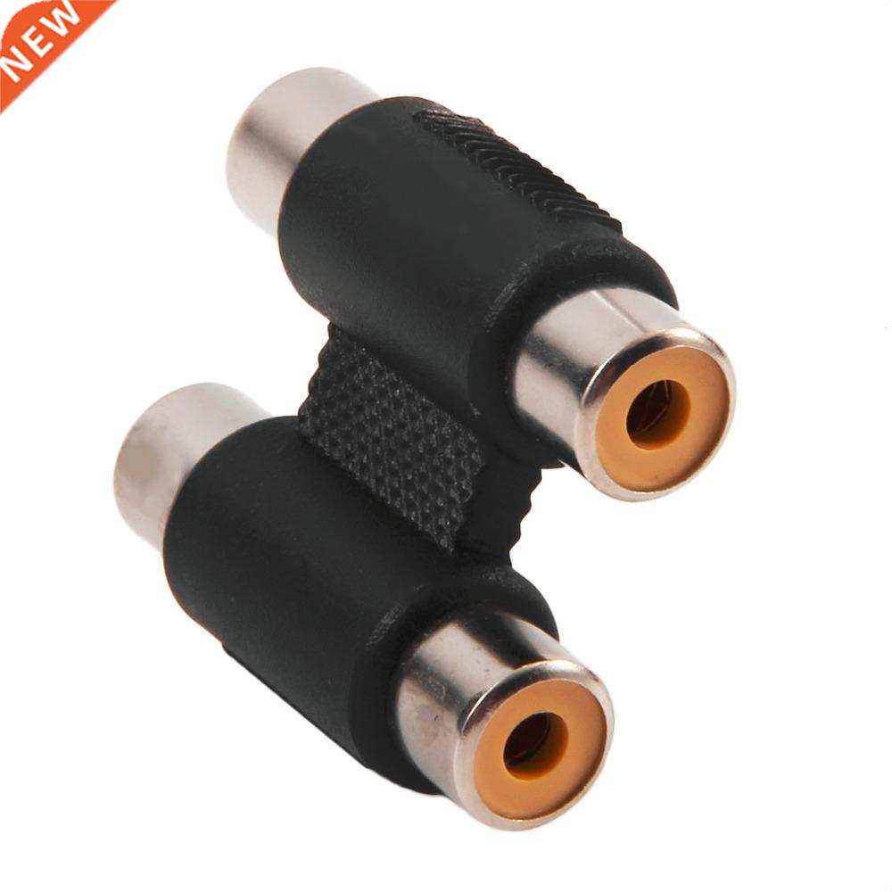 Professional 2RCA Female to 2RCA Female Audio Connector Adap