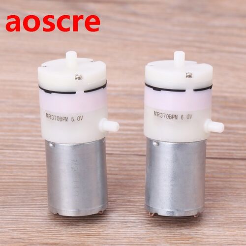 2x DC 3V-6V 5V 370 Motor Micro Mini Air Pump Vacuum For Aqua