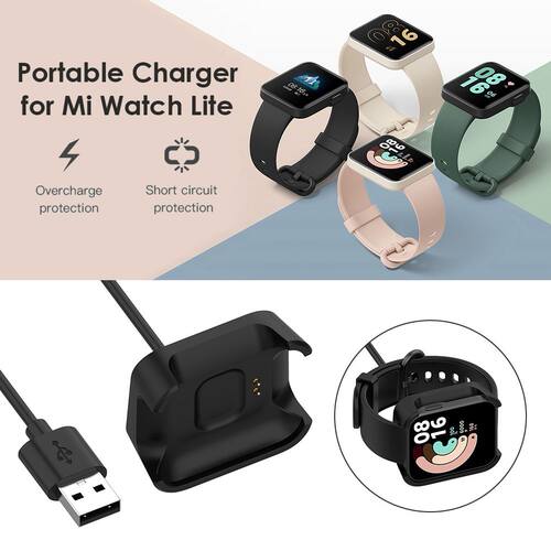 USB Charging Cable Cord Cradle Dock for Xiaomi Mi Watch Lite