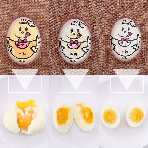 Egg Color Changing Timer 1pcs Red Yummy Soft Hd Boiled Egg
