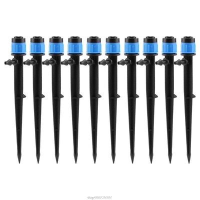 10PCS 13cm Micro Bubbler Drip Irrigation Adjustable Emitters