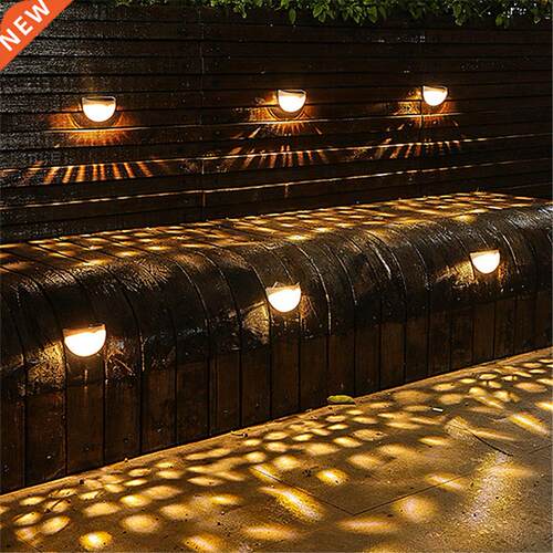 4PCS LED Solar Light Outdoor Garden Decoration Deck Light Wa