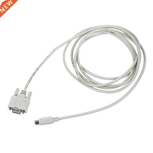DB9P to 8P Mini Din RS232 Download Cable 8.2 Ft for PLC DVP-