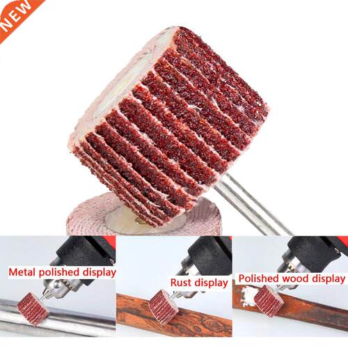 15PCS Sanding Flap Set with 3mm Shank Grinding Wheel Head Sa