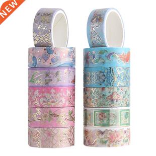 12 Rolls Aesthetic Masking Tape Washi Tapes Stickers DIY Scr