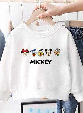 Cartoon Print Mickey Mouse Children Clothes Spring Autumn Lo