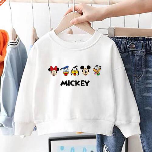 Cartoon Print Mickey Mouse Children Clothes Spring Autumn Lo