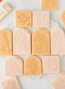 Wedding Cookie Cutter Baking Tools Bride and Groom Cookie Mo