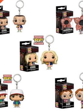 POP Stranger Things Keychain Eleven Dustin Barb Demogorgon K