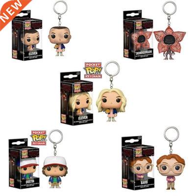 POP Stranger Things Keychain Eleven Dustin Barb Demogorgon K