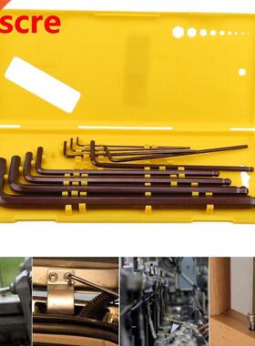 Prefessional 9pcs Metric Long Medium Ball End Hex Keys Torqu