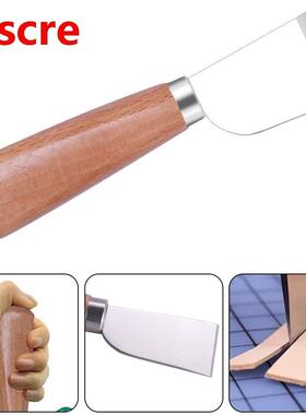 Leathercrt Knife - Leather Skiving Knife With Wooden Handl
