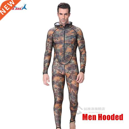 Wo One Piece Lycra Wetsuit Skins Long Sleeve Spearfishing Di
