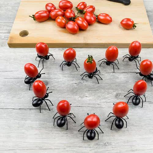 12 PCS Ants Food Fruit Picks decoration Ant Shape ks Snack C