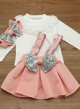 New Fashion Newborn Clothes Set Casual Toddler Kids Girls La