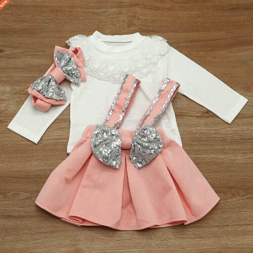 New Fashion Newborn Clothes Set Casual Toddler Kids Girls La