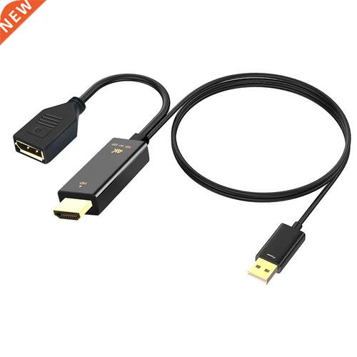 4K HDMI-compatible to Displayport converter cable HDMI-compa