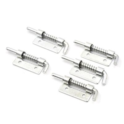 5pcs Spring Loaded Security Barrel Bolt Latch 5.3 X 1.7cm Sp