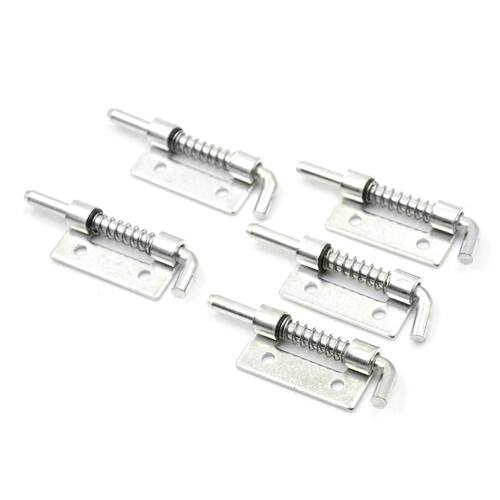 5pcs Spring Loaded Security Barrel Bolt Latch 5.3 X 1.7cm Sp