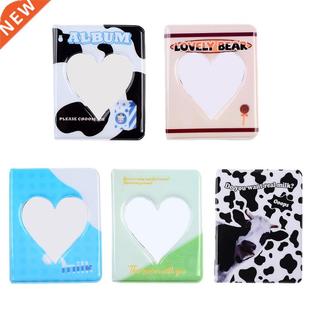 3 Inch 36 Pockets PVC Photo Album Hollow Heart Interstitial