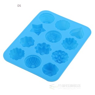 3D Cake Baking Mould Silicone Soap Mold Chocolate Supplies J