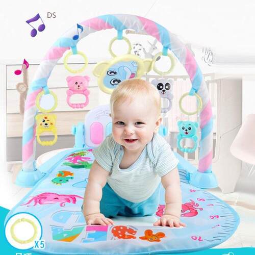 Infant Baby Pedal Piano Play Mat Cushion Gym Blanket Fitness