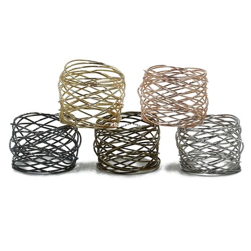 Round Ring Buckle Napkin Ring Hotel Wedding Table Napkin Buc