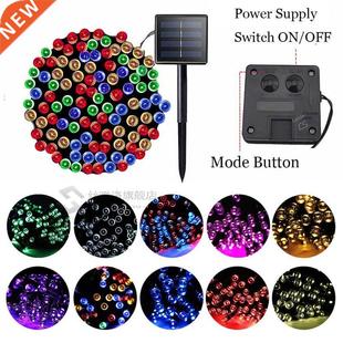 100 Christmas Garland Led Fairy Light Outdoor Solar Powered