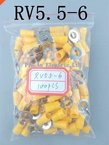 RV5.5-6 Yellow Ring insulated terminal cable Crimp Terminal