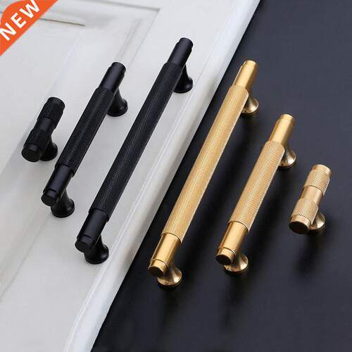 Modern Fashion Black Aluminum Alloy Furniture Door Handles K