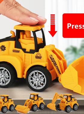 1PC Pull Back Car Toys Retro Classic Vehicle Engineering Mod