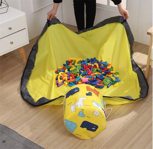 SlideAway Toy Clean-up Storage Bag Play Mat Lego Organizer