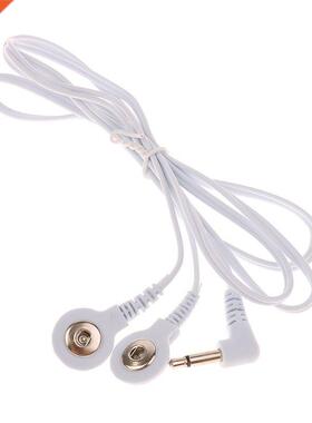 .5mm 4 /2 Buttons Electrode Lead Wires Plug Electrode Lead