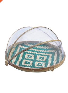 Rattan Tray Fruits Vegetables Breakfa Drink Snacks Home Ki